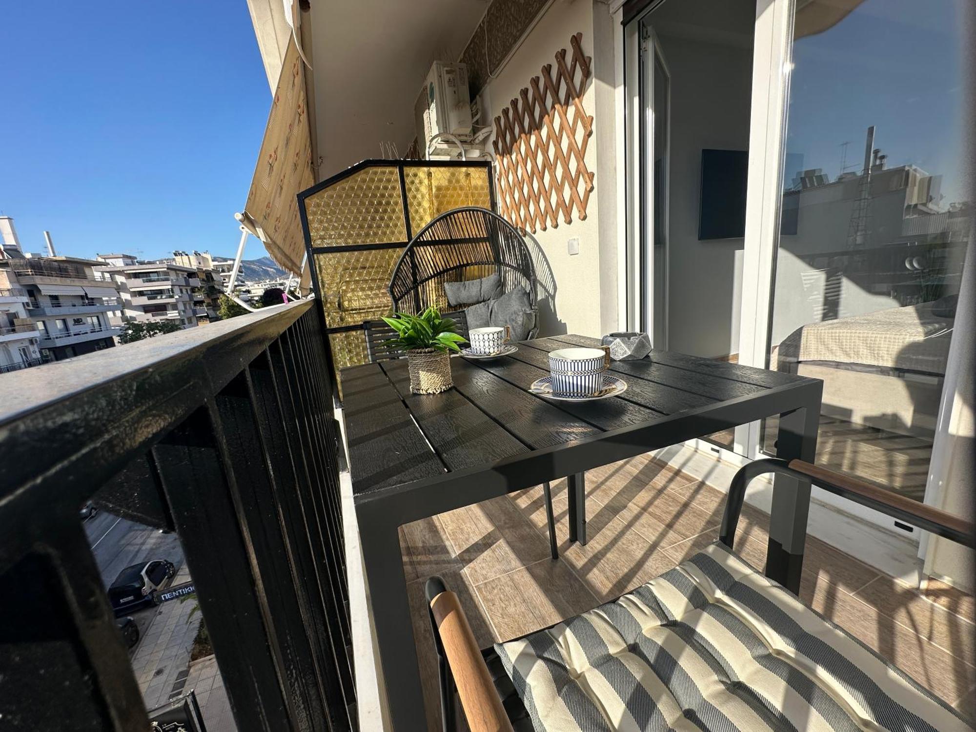 Glyfada Sunset Seaview Cozy Apartment A Athén Kültér fotó